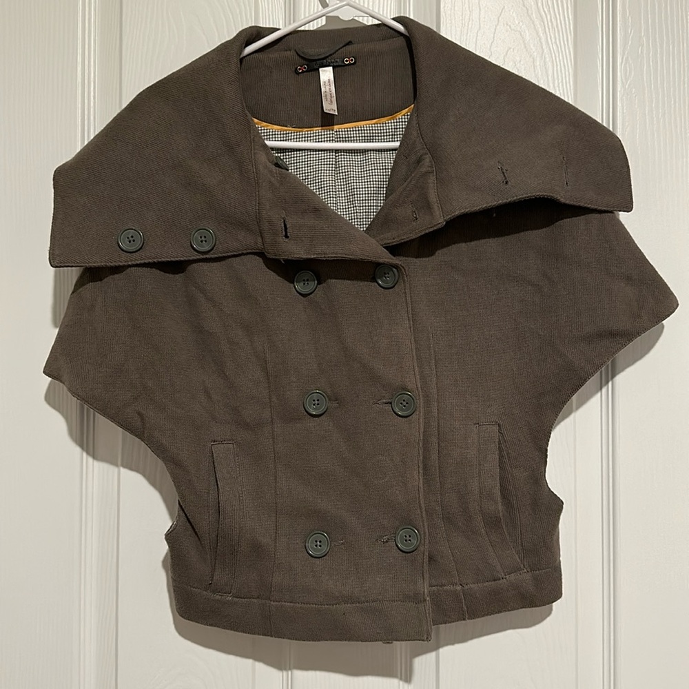 Free People button-up poncho